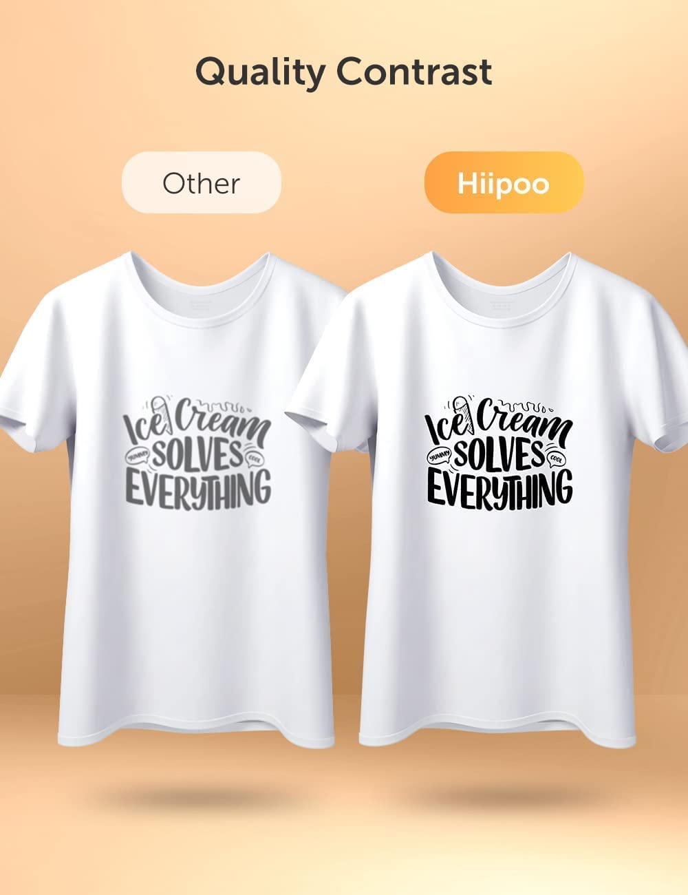 Hiipoo Sublimation Ink Refilled Bottles Compatible for ET2800 ET2903 ET4800 ET2988 ET-2400 ET2980 ET3850 ET4950 ET-2803 ET-2850 ET-2750 ET2760 Inkjet Printers Heat Press Transfer on Mugs T-Shirts
