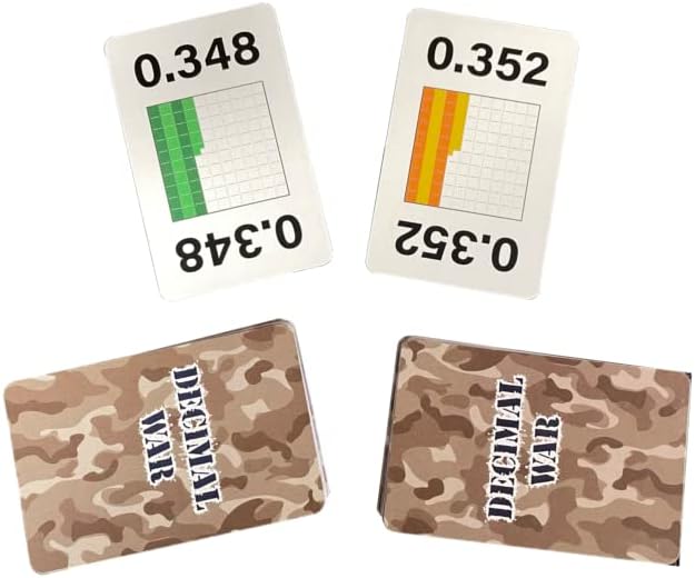 Math Magic: Decimal War — Read & Compare Decimal Numbers Card Game (Ages 8+)