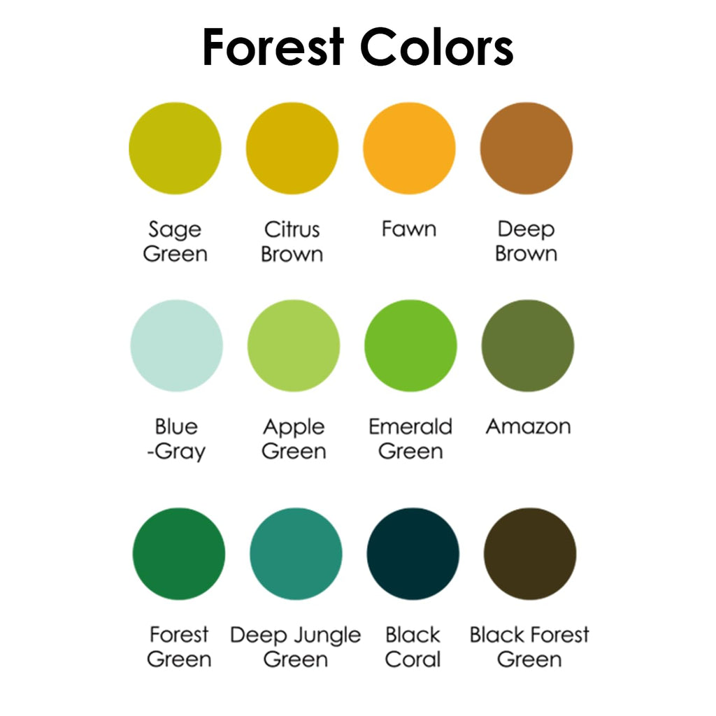 Grabie Acrylic Gel Pens Coloring Kit with Book, Pack of 12 Ocean Colors