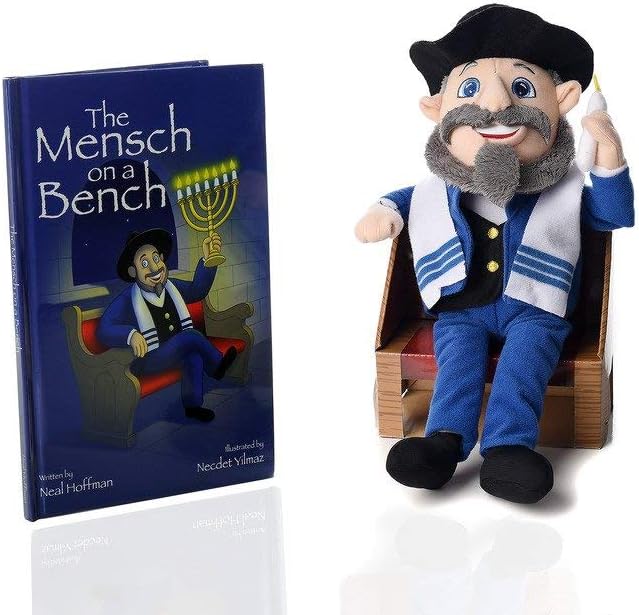 The As Seen on Shark Tank Hanukkah Decor with Hardcover Book and Removable Bench