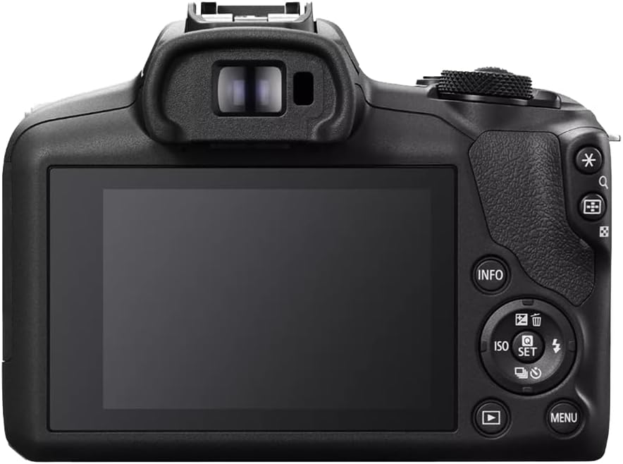 Canon EOS R100 Mirrorless Camera Body with RF-S 18-45mm F4.5-6.3 is STM Lens 6052C012 Bundle with Deco Gear Photography Bag + Microphone + Monopod + Software & Accessories Kit