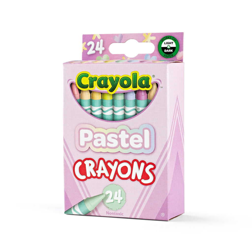 Crayola 24 Ct Pastel Crayons, School Supplies, Art Supplies, Creative