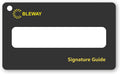 Signature Guide Card for Visually Impaired