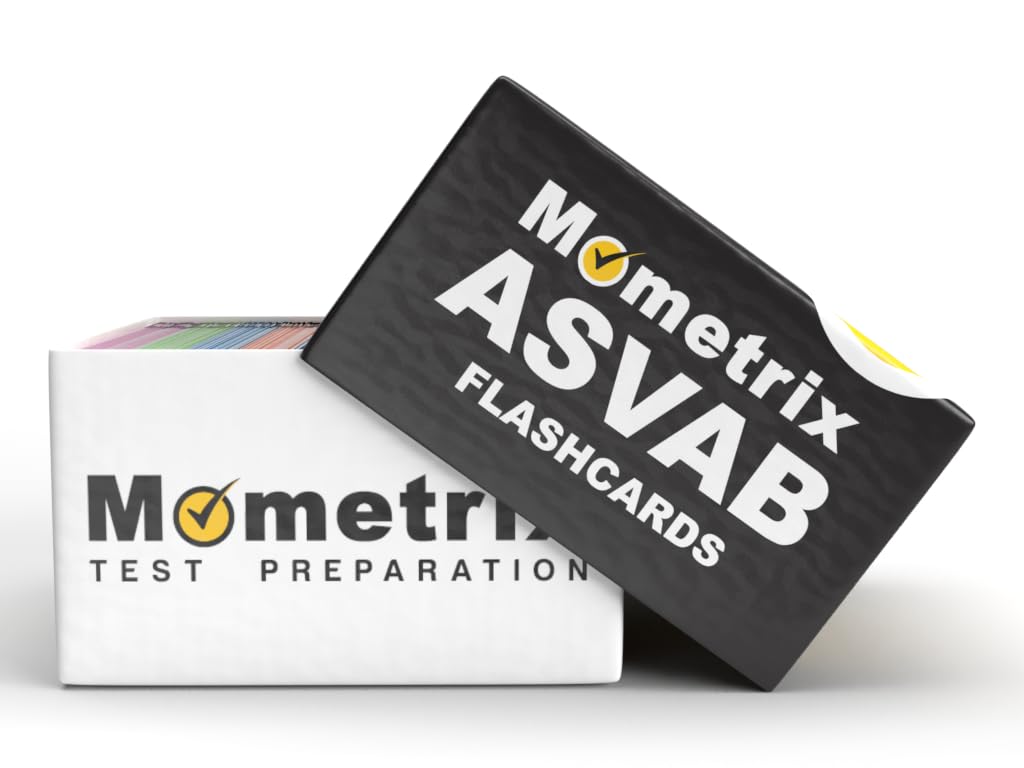 Mometrix: ASVAB Study Cards 2026–2027 — Full Color Test Prep Flash Cards (Ages 16+)