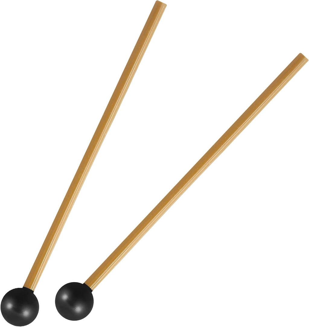 Luomorgo Glockenspiel Mallets, Rubber Head Xylophone Mallets, 2 Pcs