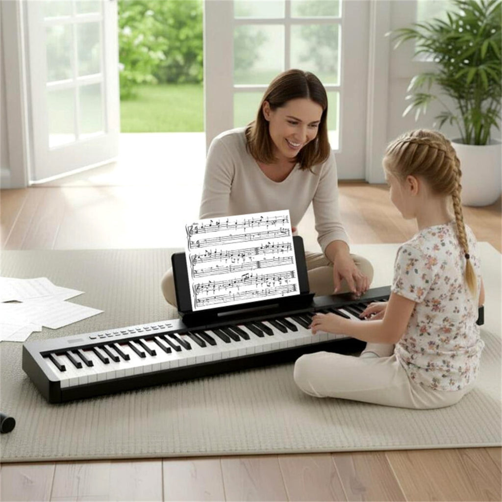 88-Key Velocity-Sensitive Digital Piano, 124.46×24.13×6.35 cm French