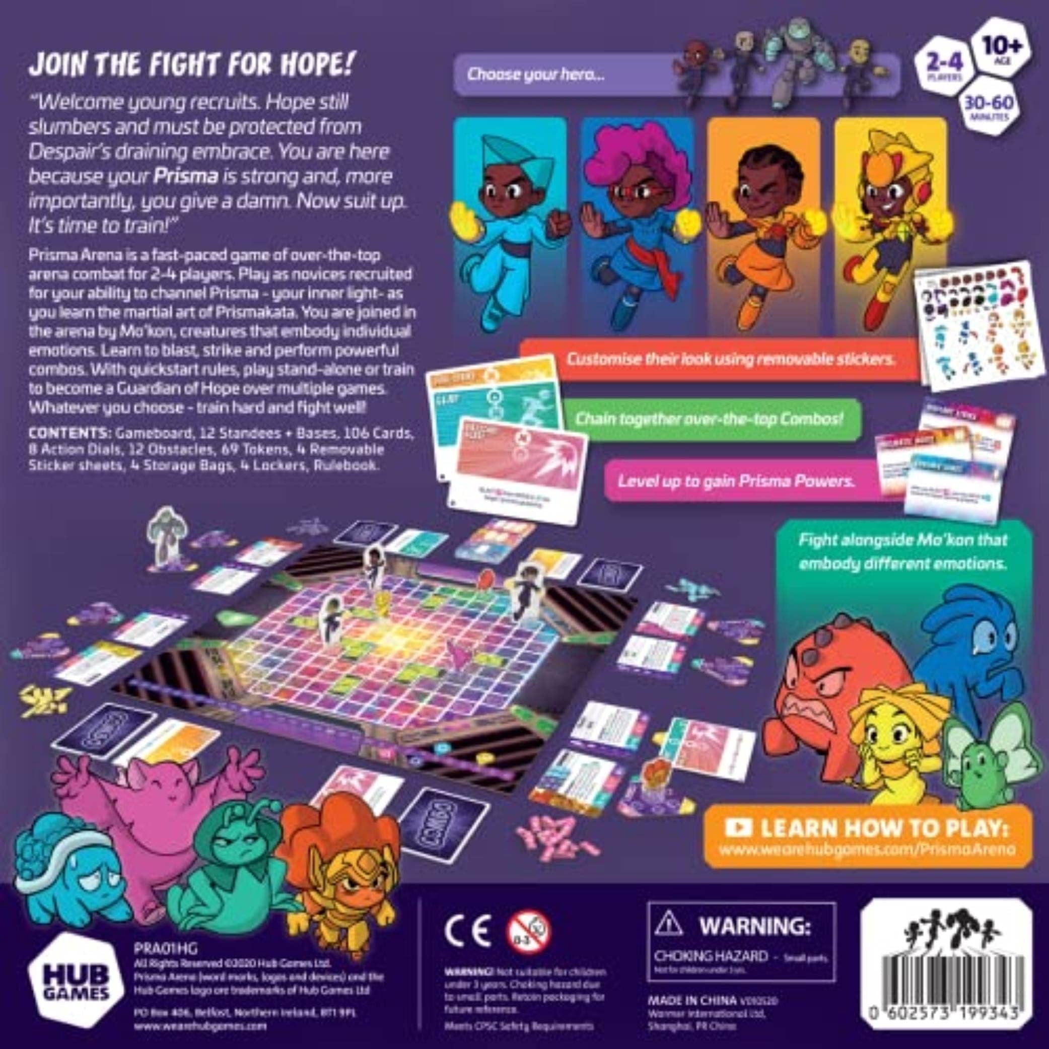 Prisma Arena Board Game By Hub Games | Family Board Games | 2-4 Player