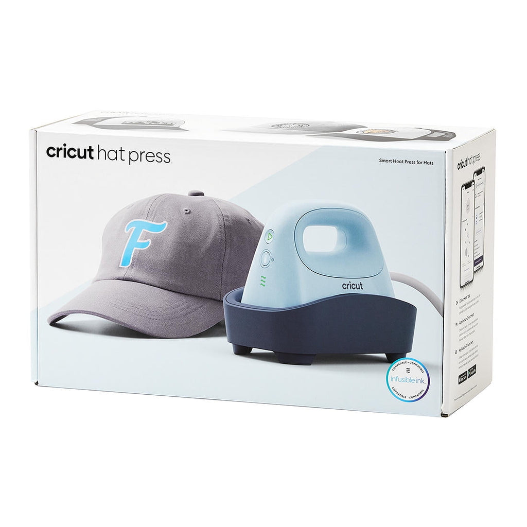 Cricut Hat Press - Heat Press Machine for Hats, Blue