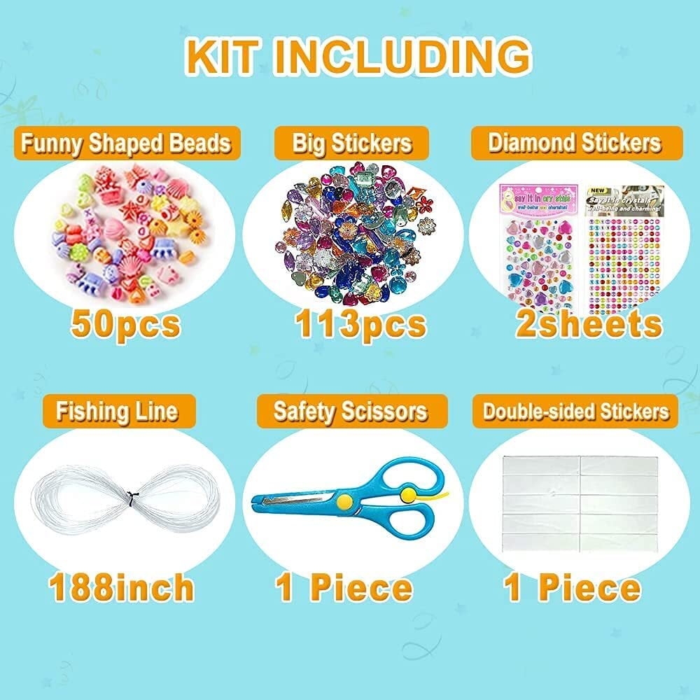 YANSION 1000Pcs DIY Arts and Crafts Supplies Craft Art Supply Kit, DIY