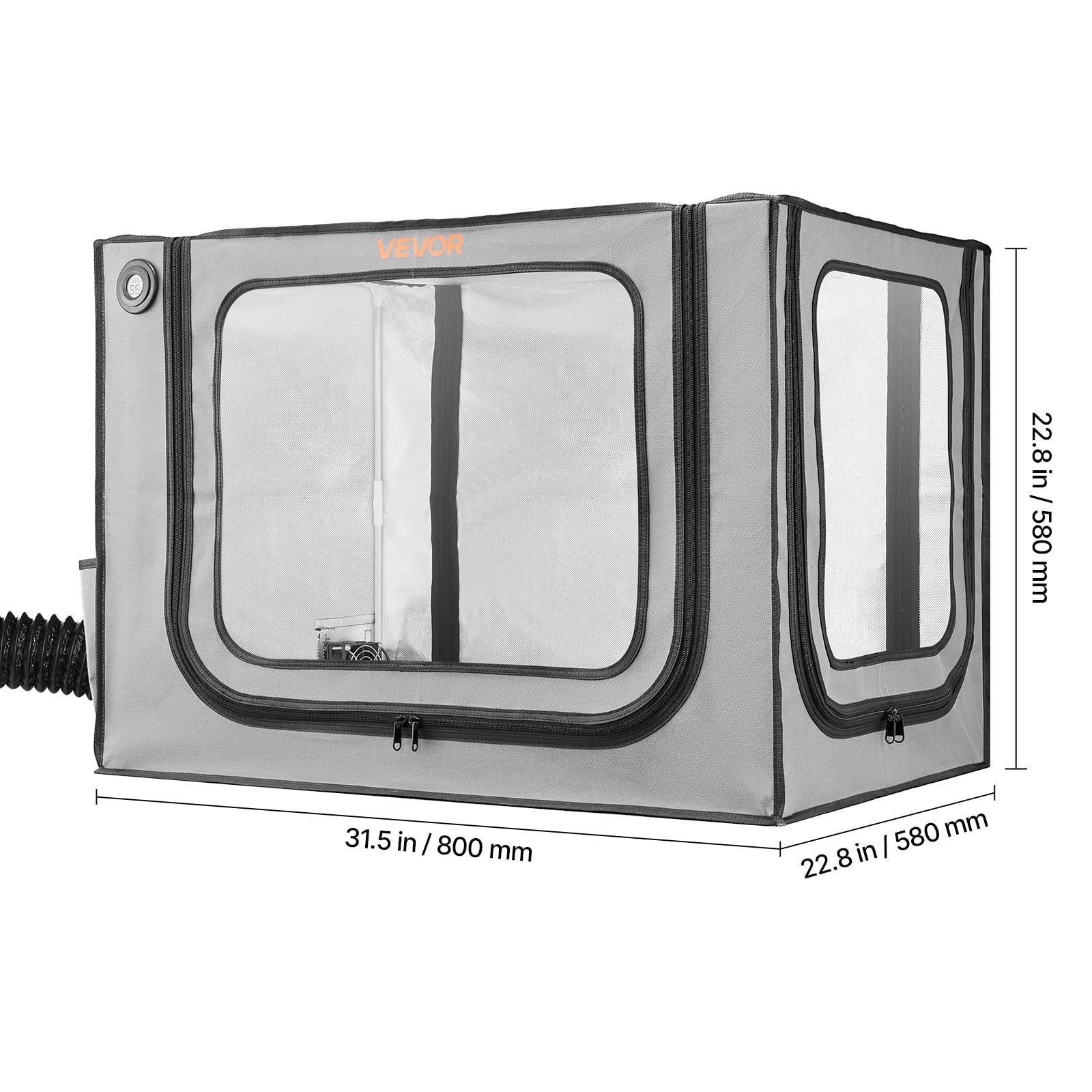 VEVOR 3D Printer Enclosure with Ventilation, Dustproof Waterproof Larg