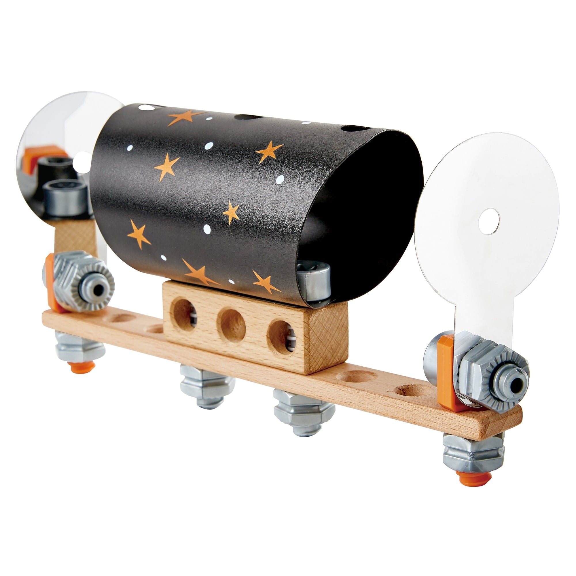 Hape: Junior Inventor: Optical Science Lab - 54pcs, Wooden Building To
