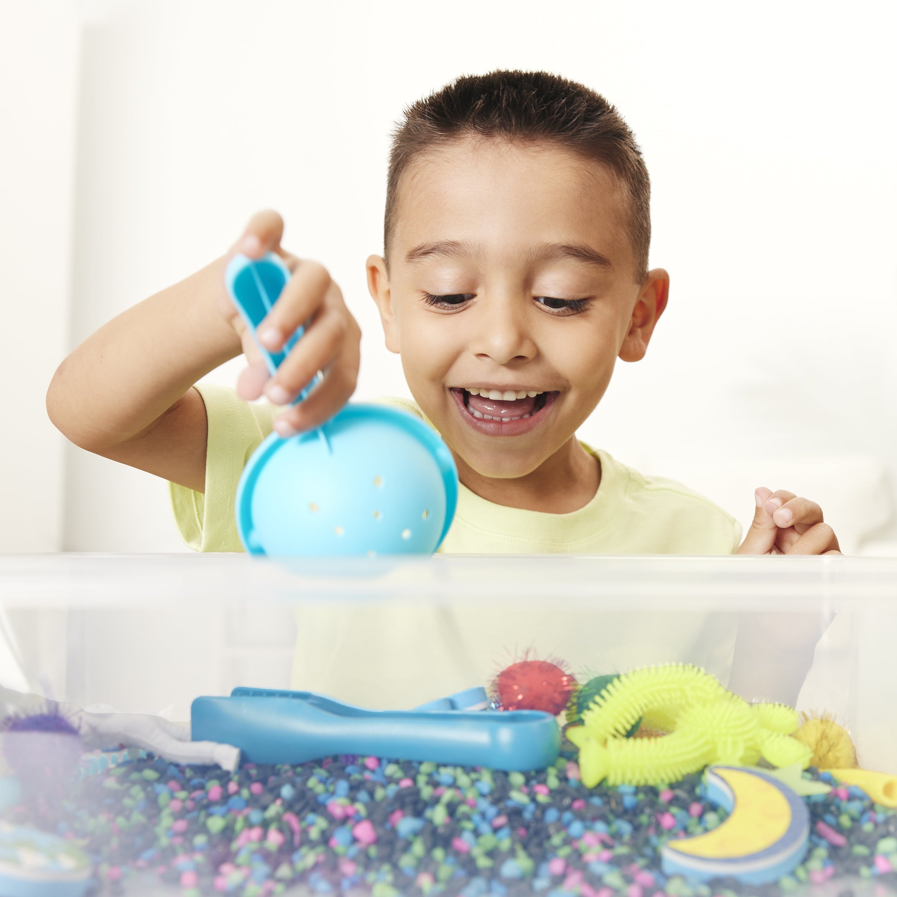 Sensory Bin - Outer Space Toys