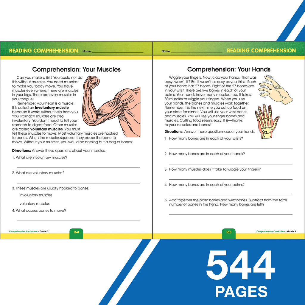 Thinking Kids Comprehensive Curriculum of Basic Skills Workbook (544)