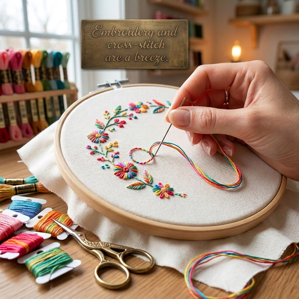 EUWBSSR 2 Sets 100 Colors Cotton Embroidery Floss Cross Stitch Thread