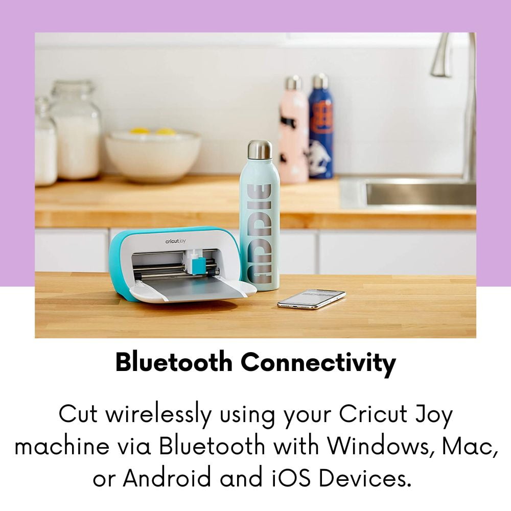 Cricut Joy Cutting Machine with Rainbow Smart Vinyl and Transfer Tape
