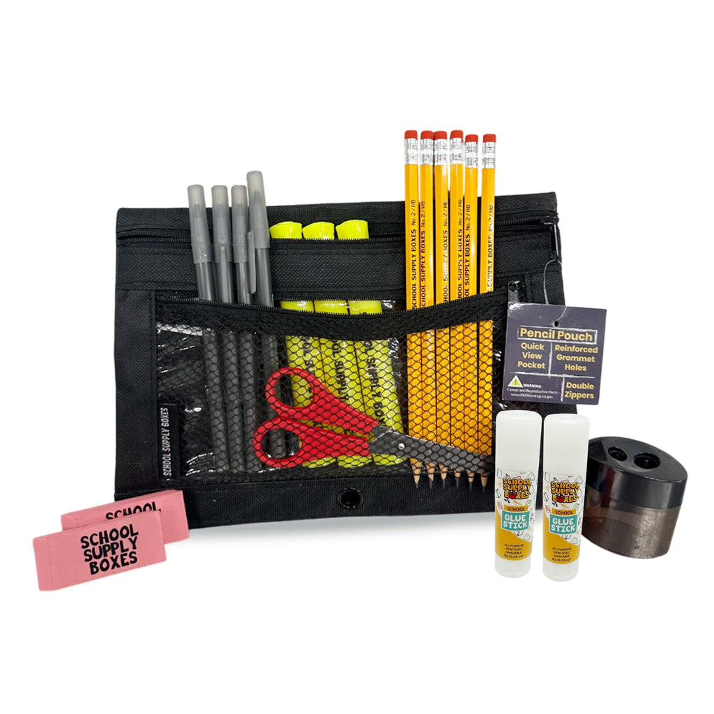 School Supply Boxes | Lapboard Case (4 Boxes) | Back to School Essenti
