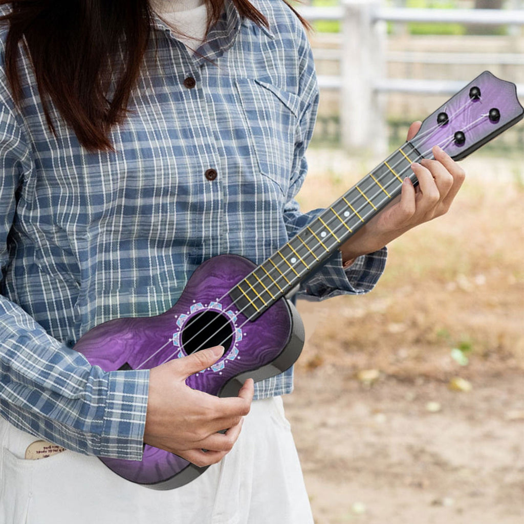 K-694 Purple Boy Girl Purple Children Guitar Ukulele Simulation Playab