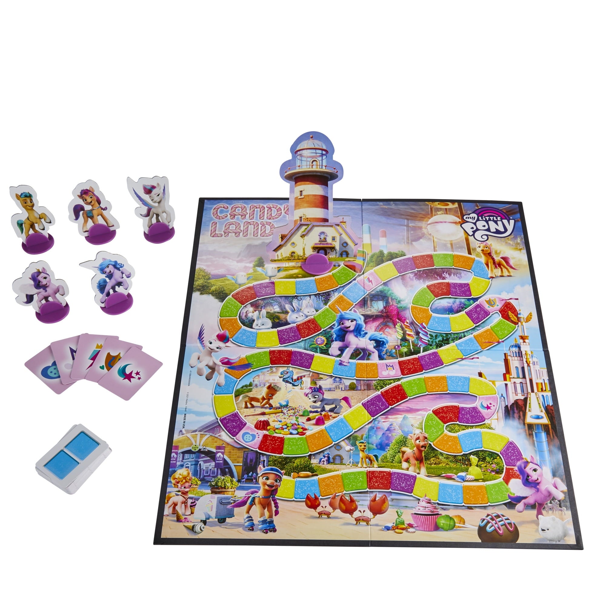 Candy Land My Little Pony Board Game for Preschool Kids and Family Age