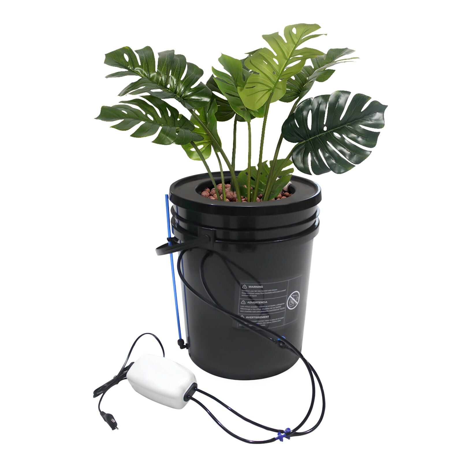 ToppiJoy 5-Gallon Hydroponics Grow System with Top Drip Kit, Plastic H