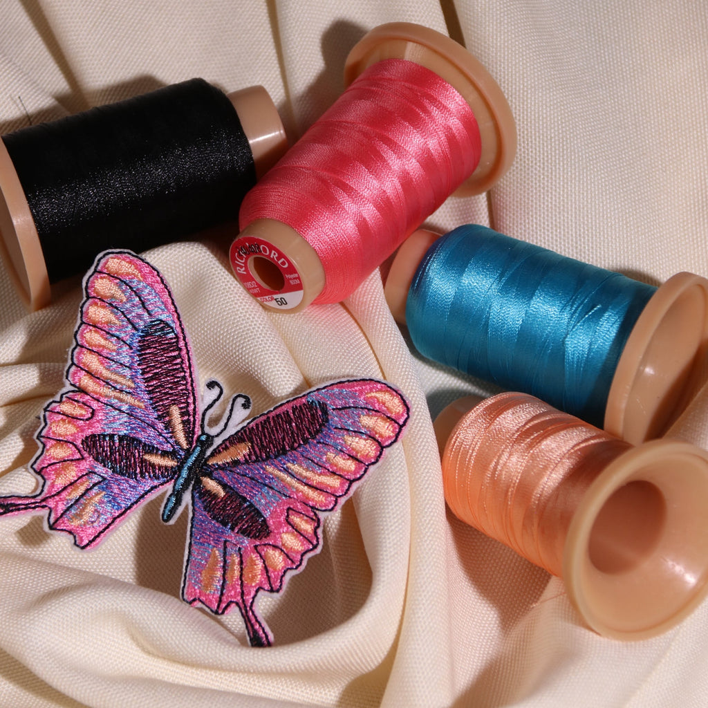 RICHWORD Embroidery Thread 40 Colors, 800M (874Y) Polyester Thread Kit