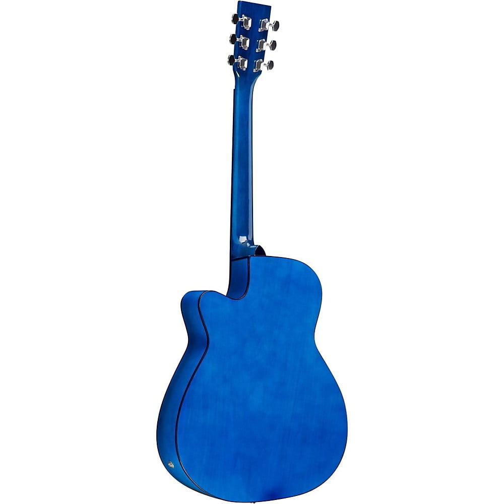 Rogue RA-090 Concert Cutaway Acoustic-Electric Guitar - Blue Burst