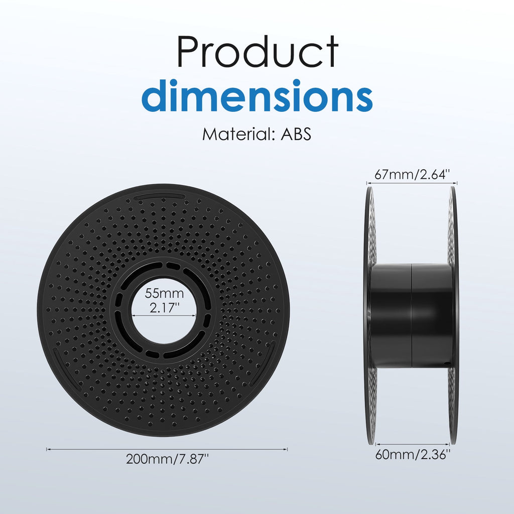 TMWEFUSC PLA 3D Printer Filaments with 2 Pieces for Bambu Lab P1S P1P