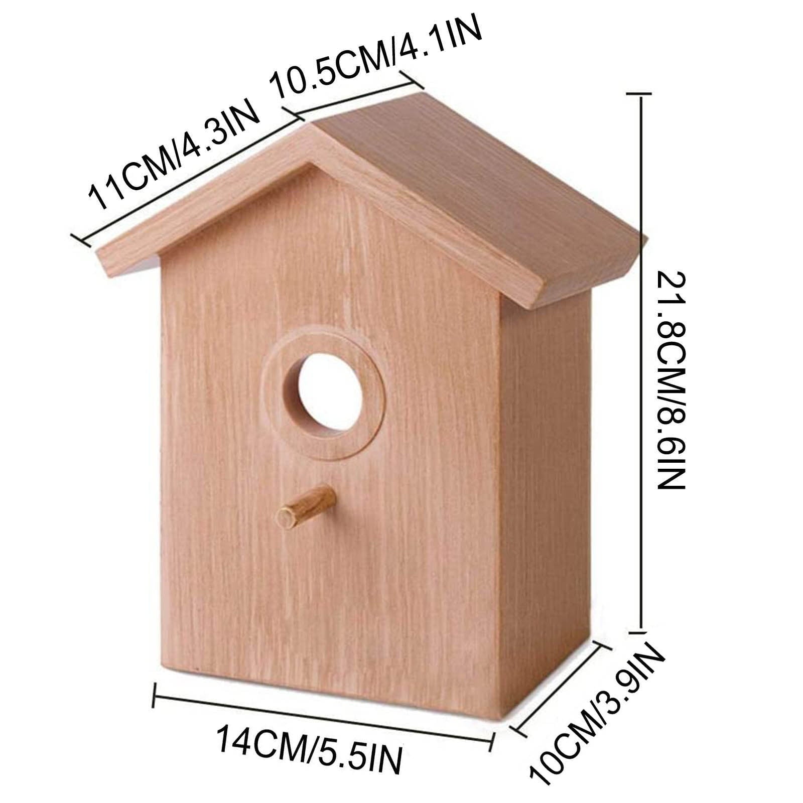 Window Birdhouse Paint Kit, DIY Clear Bird House With Suction Cups, Wo