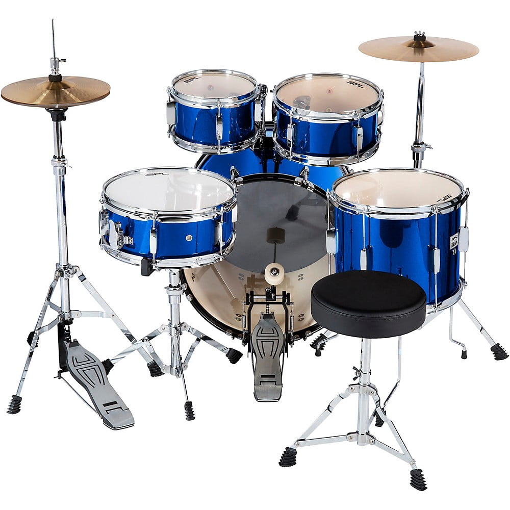 Sound Percussion Labs Junior Kicker 5-Piece Drum Set - Metallic Blue