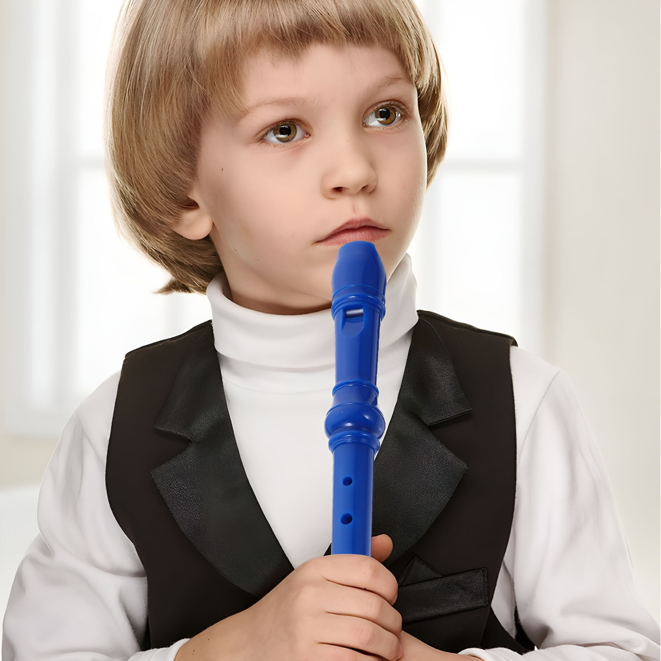 QAYOZ Soprano Recorder Kids Flute 8-hole Recorder Beginner Recorder In