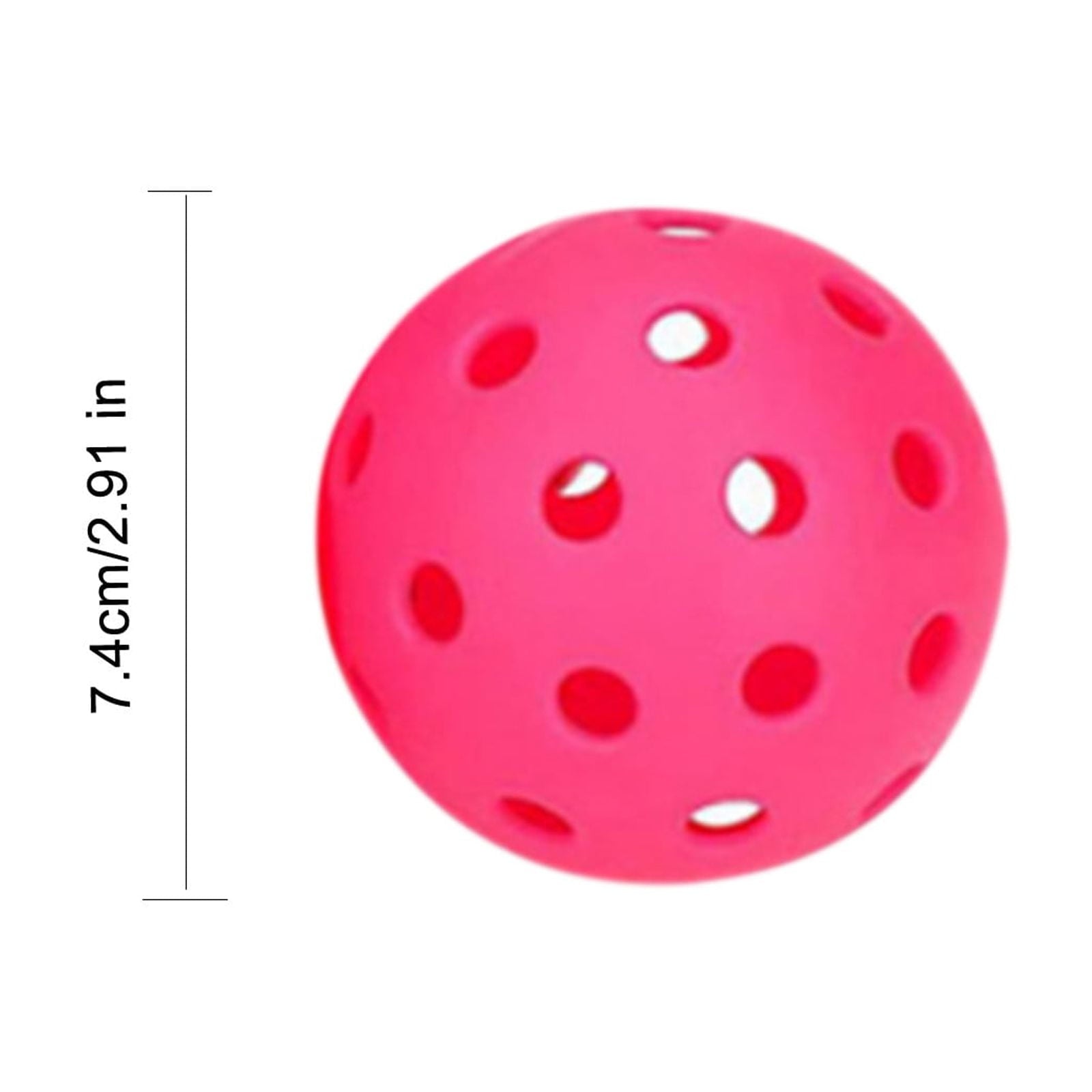 Clearance! Pickleball Balls, 40 Holes Pickleballs, High Bounce True Fl