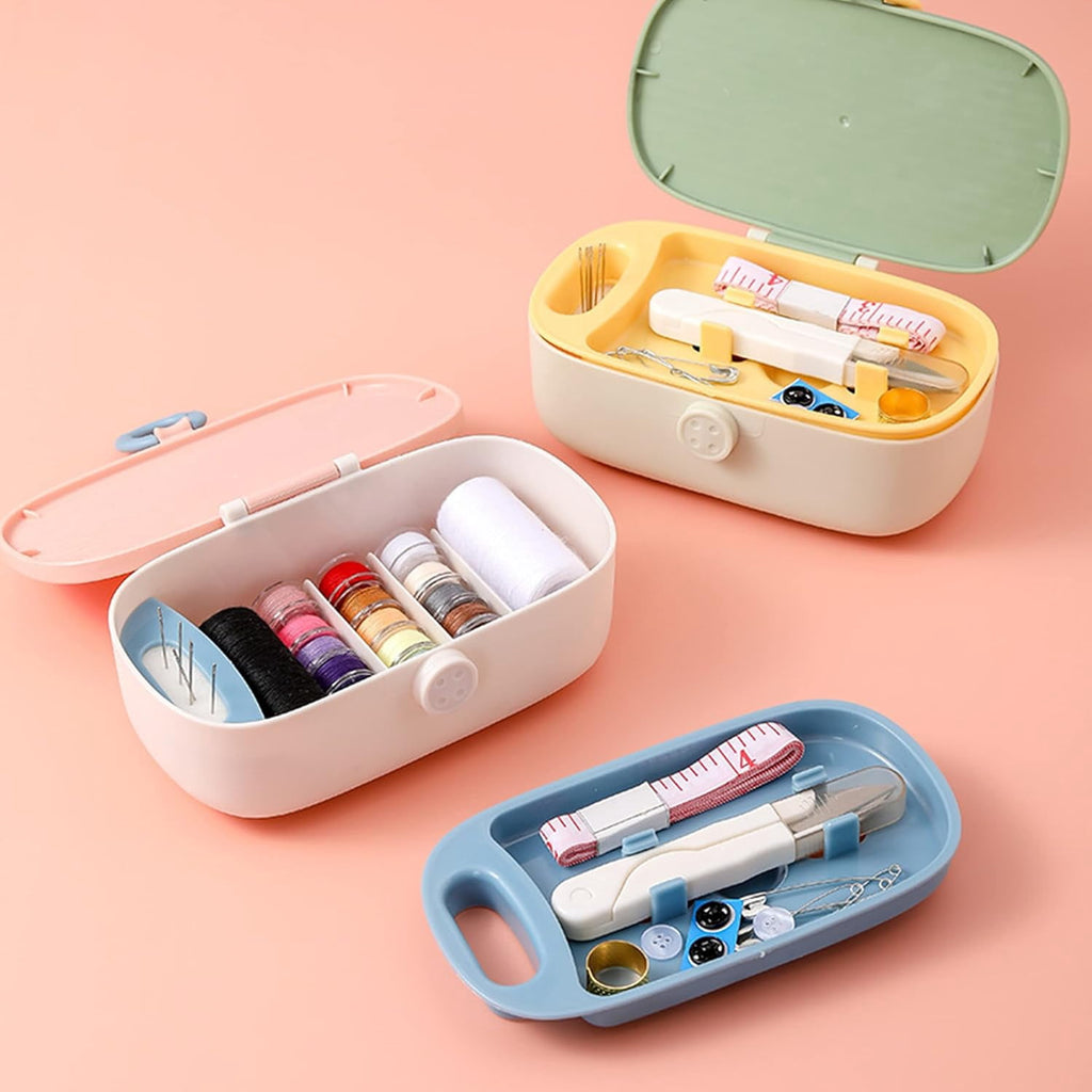 Emlimny Green Sewing Project Kit, 135 Pcs Family Sewing Supplies Repai