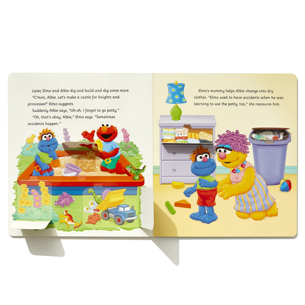 P Is for Potty! (Sesame Street) (Board Book)