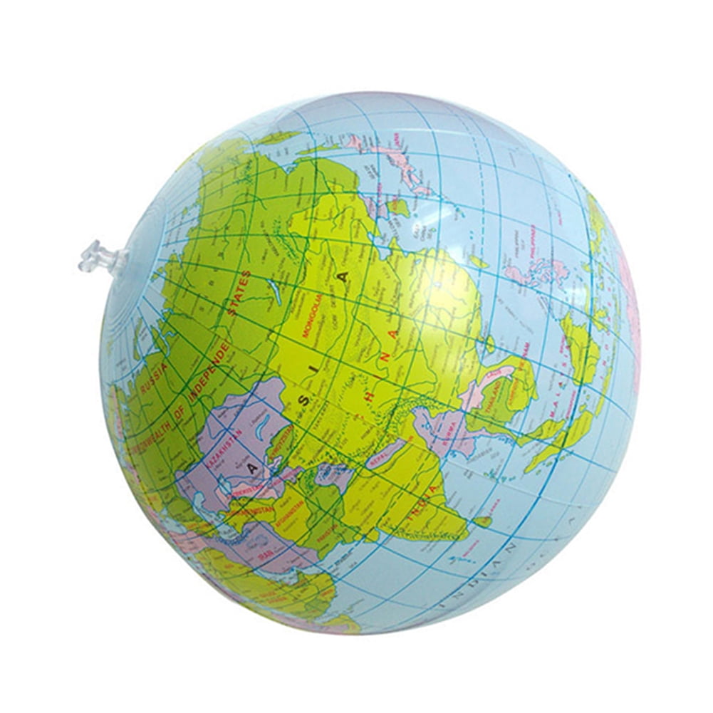 Inflatable Globe PVC World Globe Inflatable Earth Beach Ball for Beach