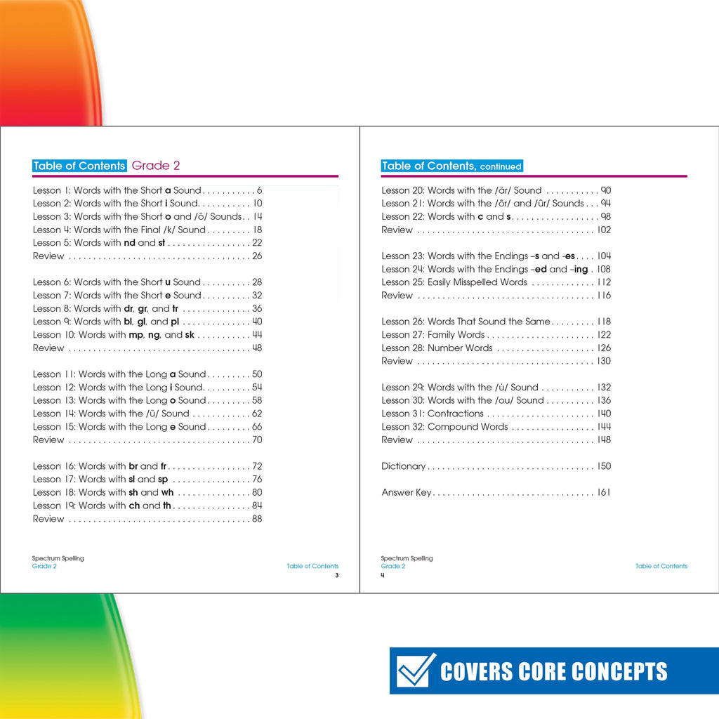 Spectrum Spectrum Spelling, Grade 2: Volume 29, (Paperback)