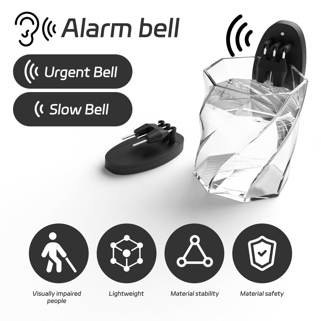 Liquid Level Indicator with Loud Audible Alarm for Visually Impaired
