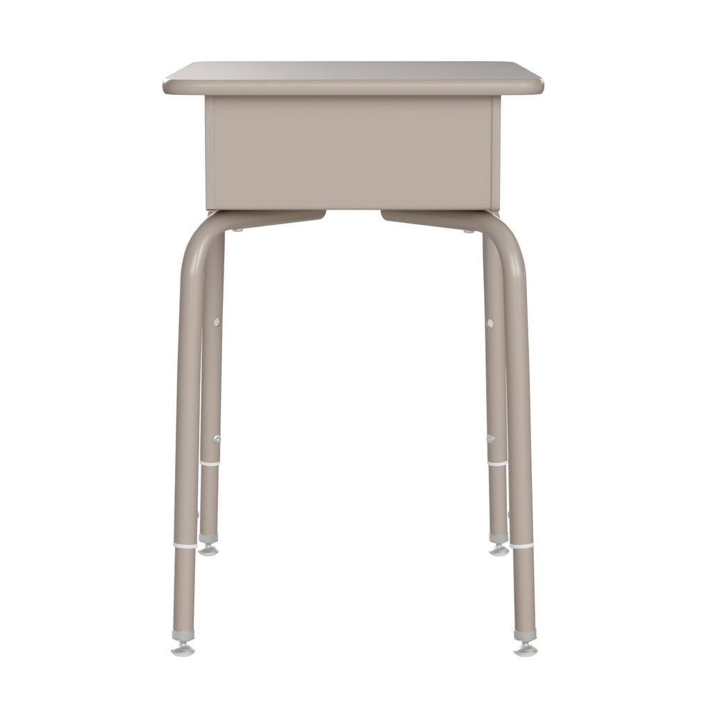 EMMA + OLIVER Adjustable Student Desk with Book Box