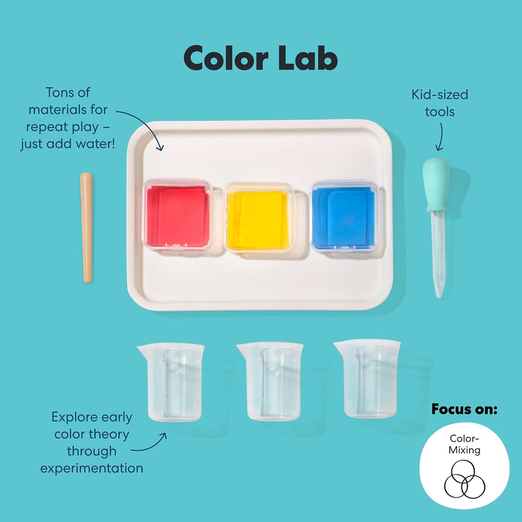 KiwiCo Preschool Learning Bundle: Color Mix & Number Play Kits, Ages 2+