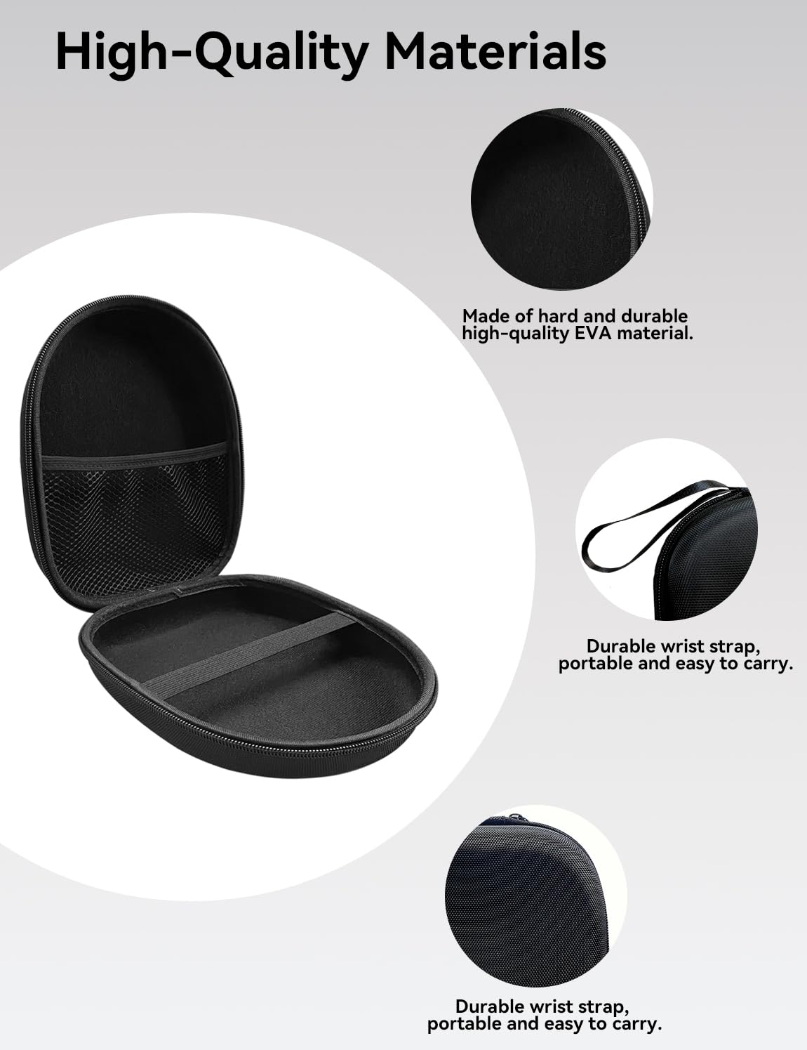 MAS CARNEY Over Ear Headphones Case for Sony, JBL, Anker, KVIDIO and School