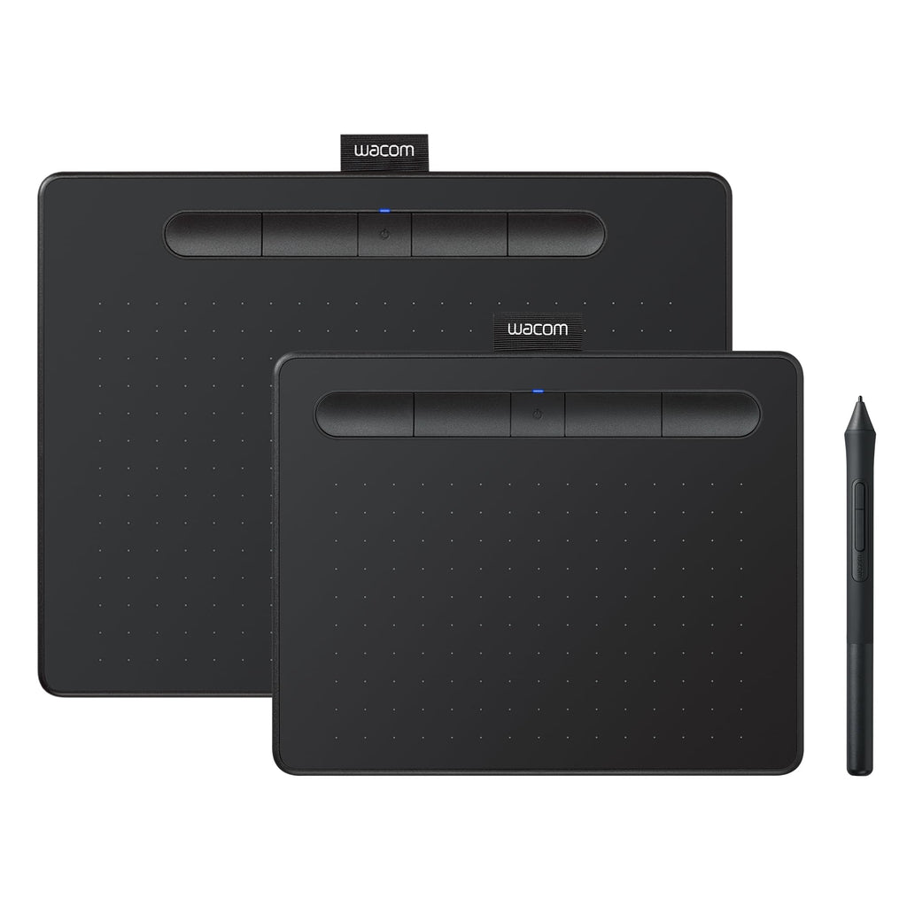 Wacom Intuos Small, Wired Graphic Drawing Tablet with Pen + Software