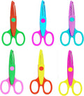 HAALII Craft Scissors Decorative Edge, for Crafting, Scissors, Zig Zag Kids Adults, Back to School Supplies, Scrapbook, Scrapbooking, Fancy, Pattern, Design, Create Fun Decorative Borders, 6 Pack