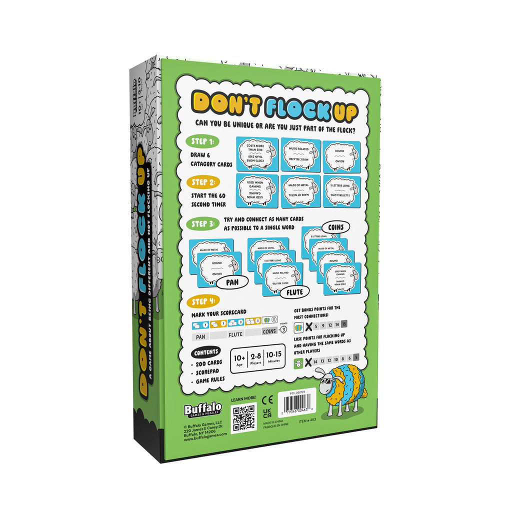 Don't Flock Up Family Board Game for Ages 10+ by Buffalo Games