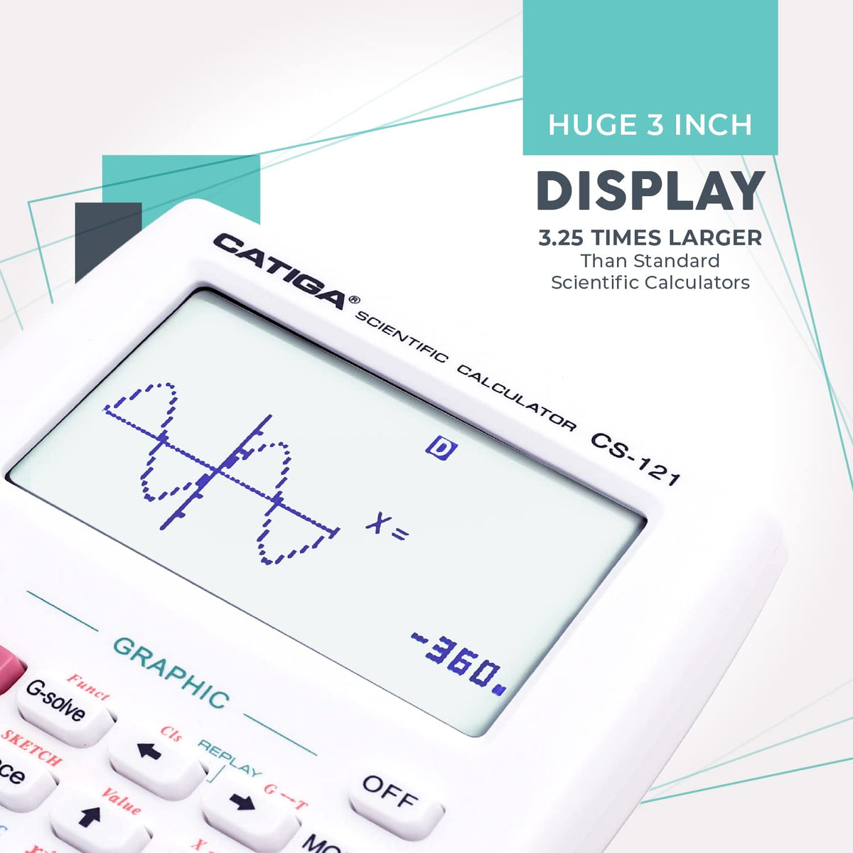 CATIGA CS-121 Scientific Graphing Calculator