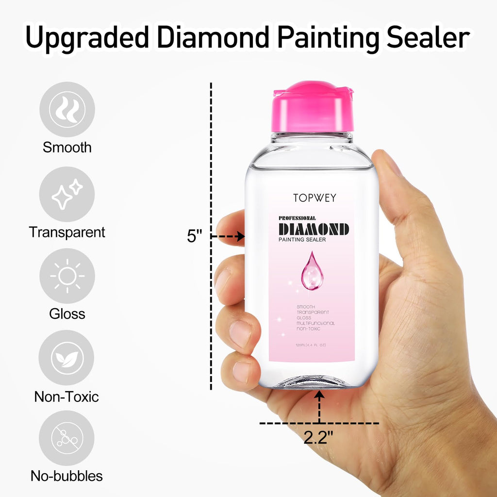 Diamond Painting Sealer Helps Retain Your Diamond Sparkle