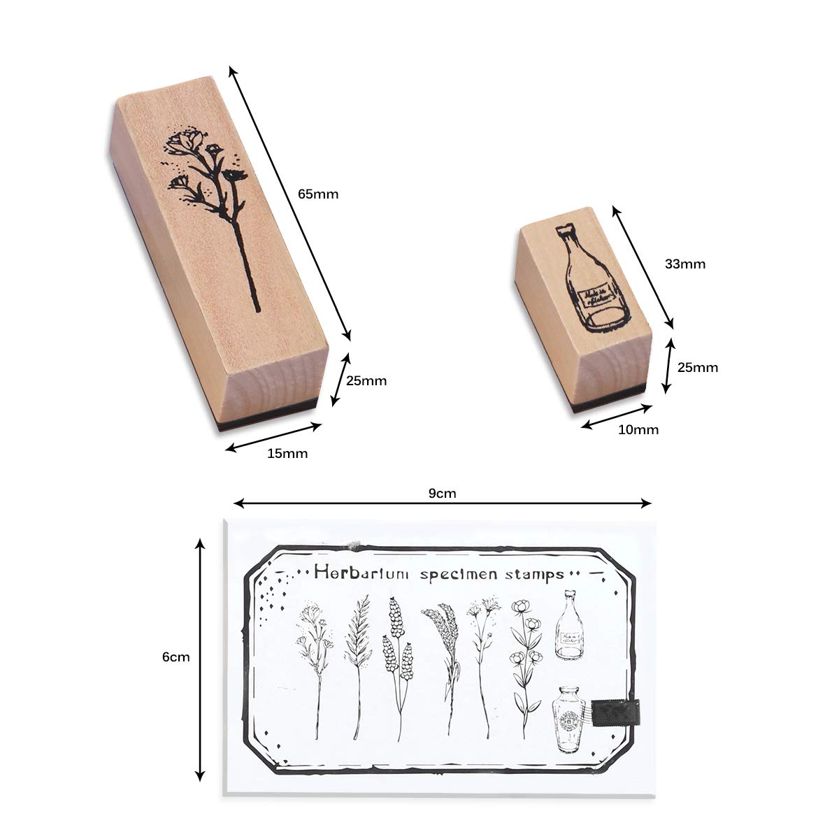 UCEC CRAFT: 70-Piece Alphabet Rubber Stamp Set for Clay & Crafting – Letters, Numbers & Punctuation