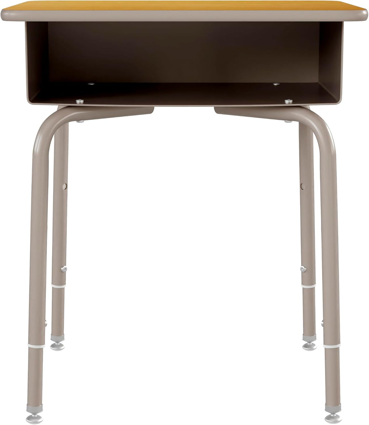 EMMA + OLIVER Adjustable Student Desk with Book Box