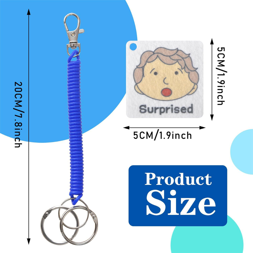 CHEFAN Feelings Chart for Kids, Calm Down Corner & SEL Classroom Tool