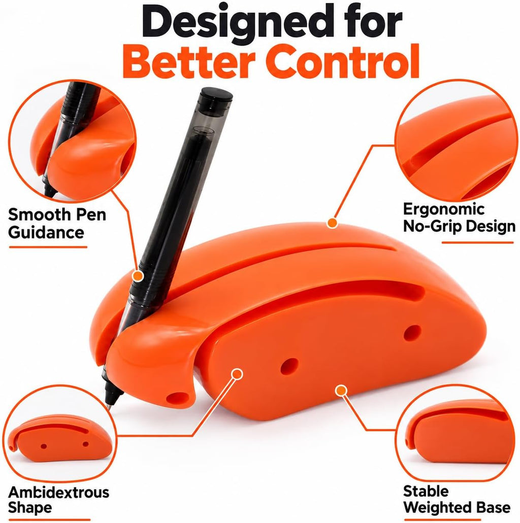 1 PC Adaptive Writing Aid, Assistive Writing Device Orange