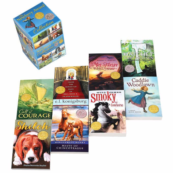 The Newbery Award Collection 8-Book Box Set, Includes Eight unforgettable Newbery Medal Winner Books, Hatchet, And More