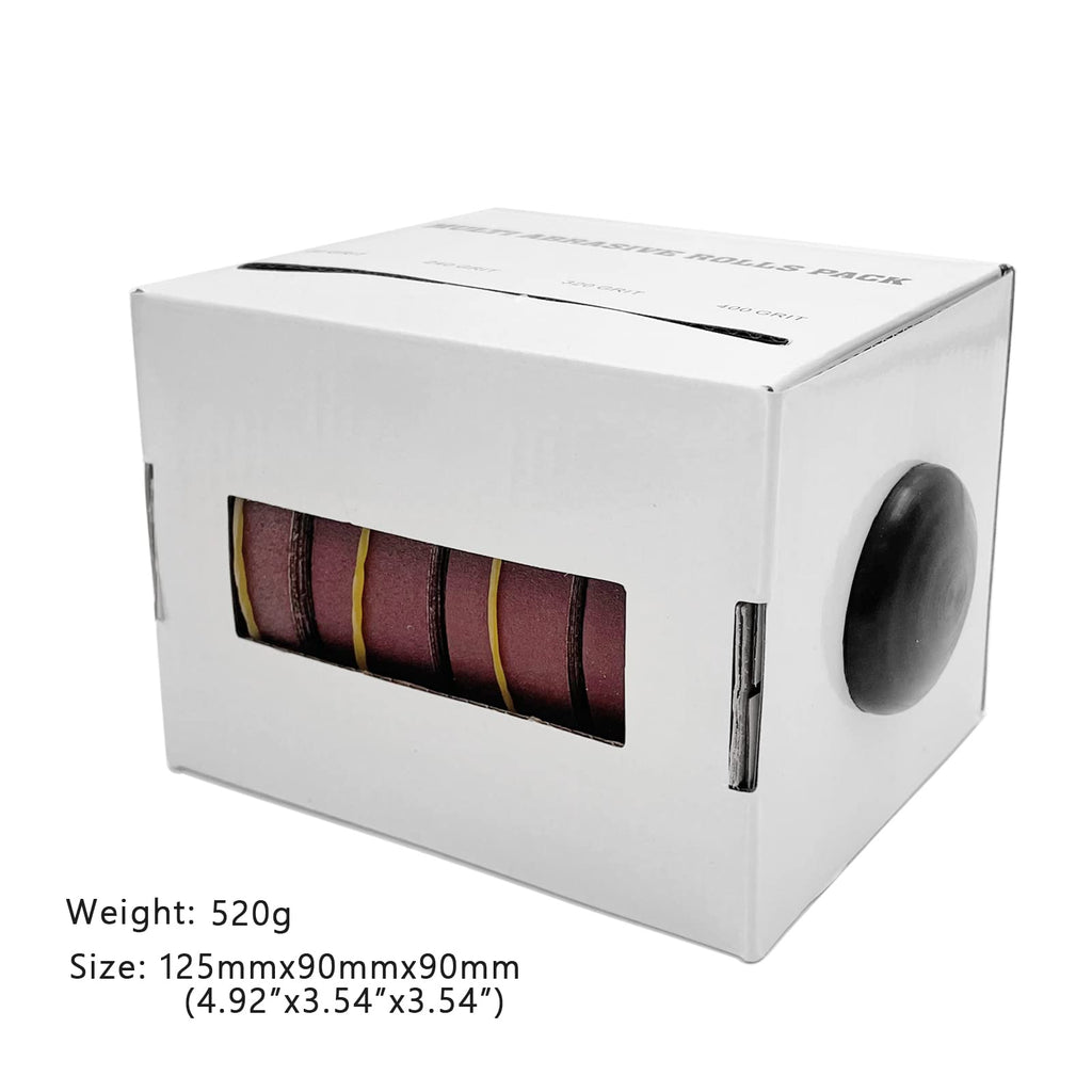 Emery Cloth Roll, 6M, 4 Rolls