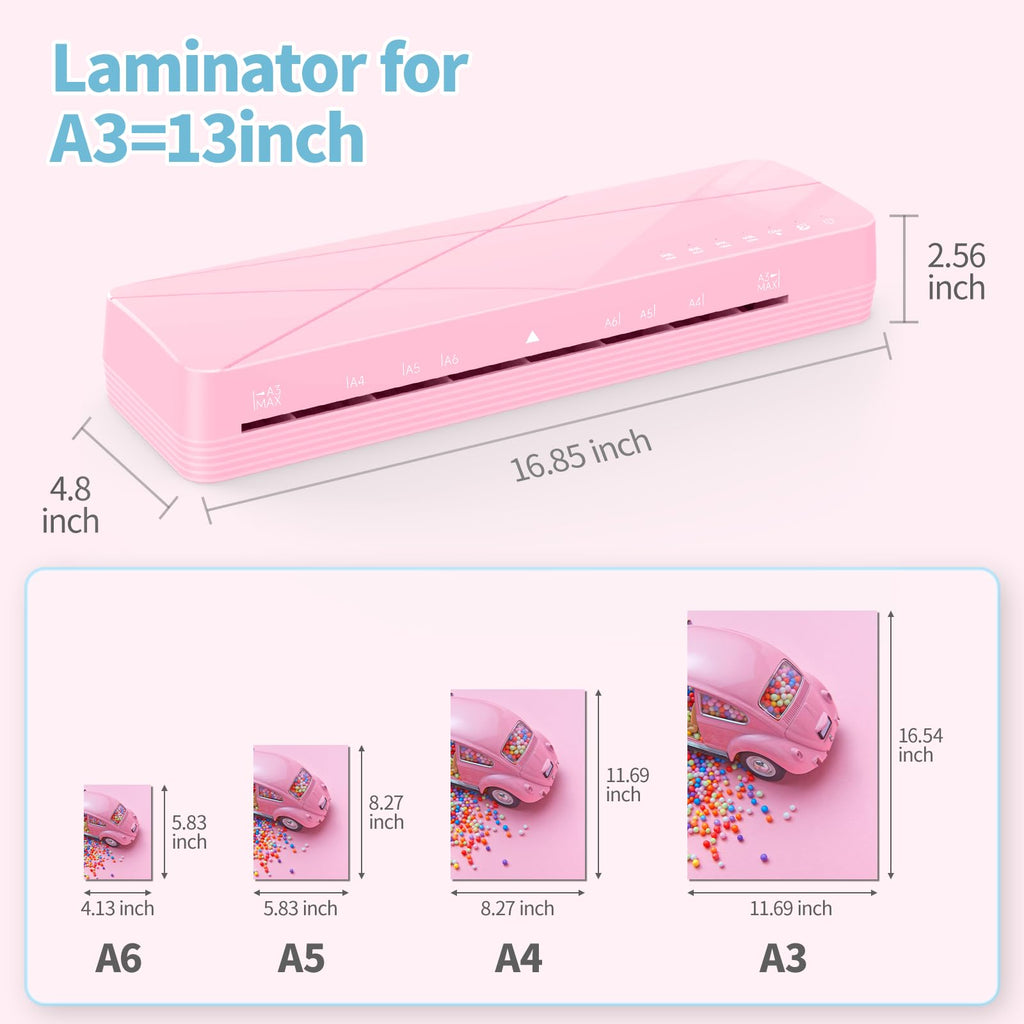 Crenova: 13" Touchscreen Laminator with 6 Lamination Modes